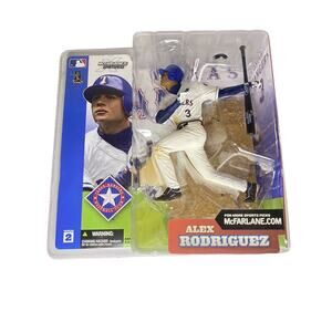 ALEX RODRIGUEZ MLB ACTION FIGURE Todd McFarlane's Series 2 (In Plastic case)